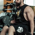 Brand Ambassador Bodybuilding Champion Nitin Sharma in InGene Fitness Deep Cut T-Shirt