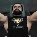 Brand Ambassador Bodybuilding Champion Nitin Sharma in InGene Fitness Deep Cut T-Shirt